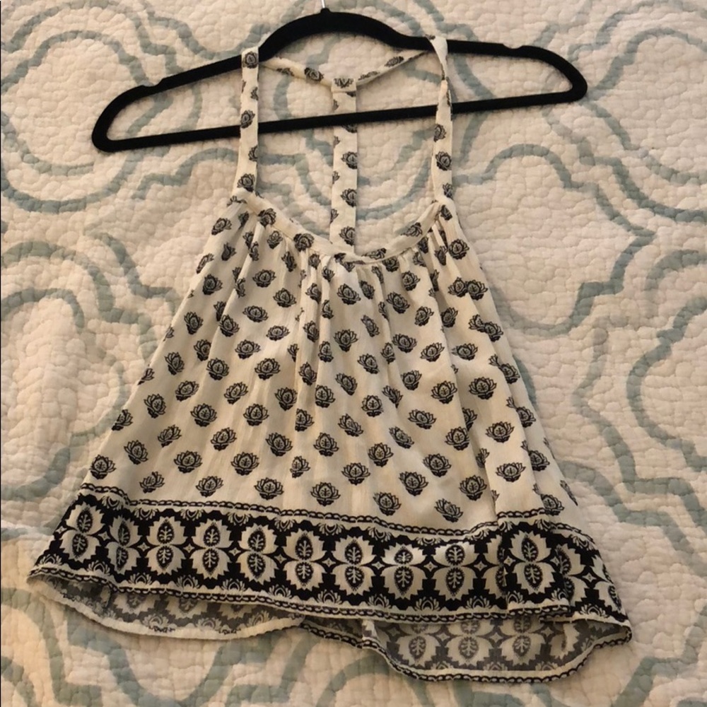Forever 21 Black and White Top